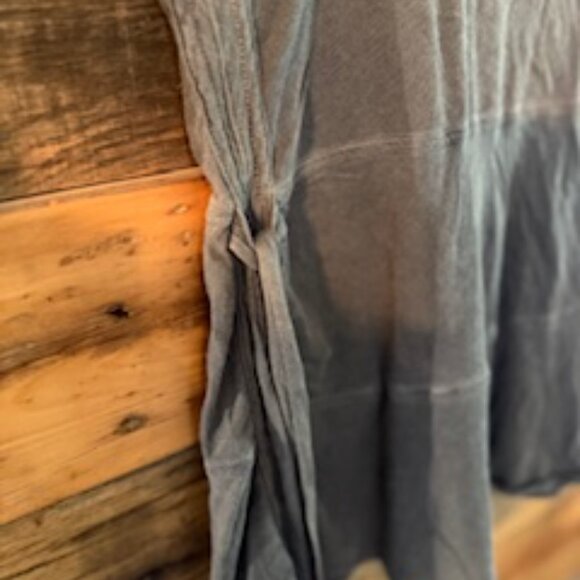 Splendid Grey Tie-Side Sleeveless Tunic Tank Top | Size Large - Picture 2 of 4